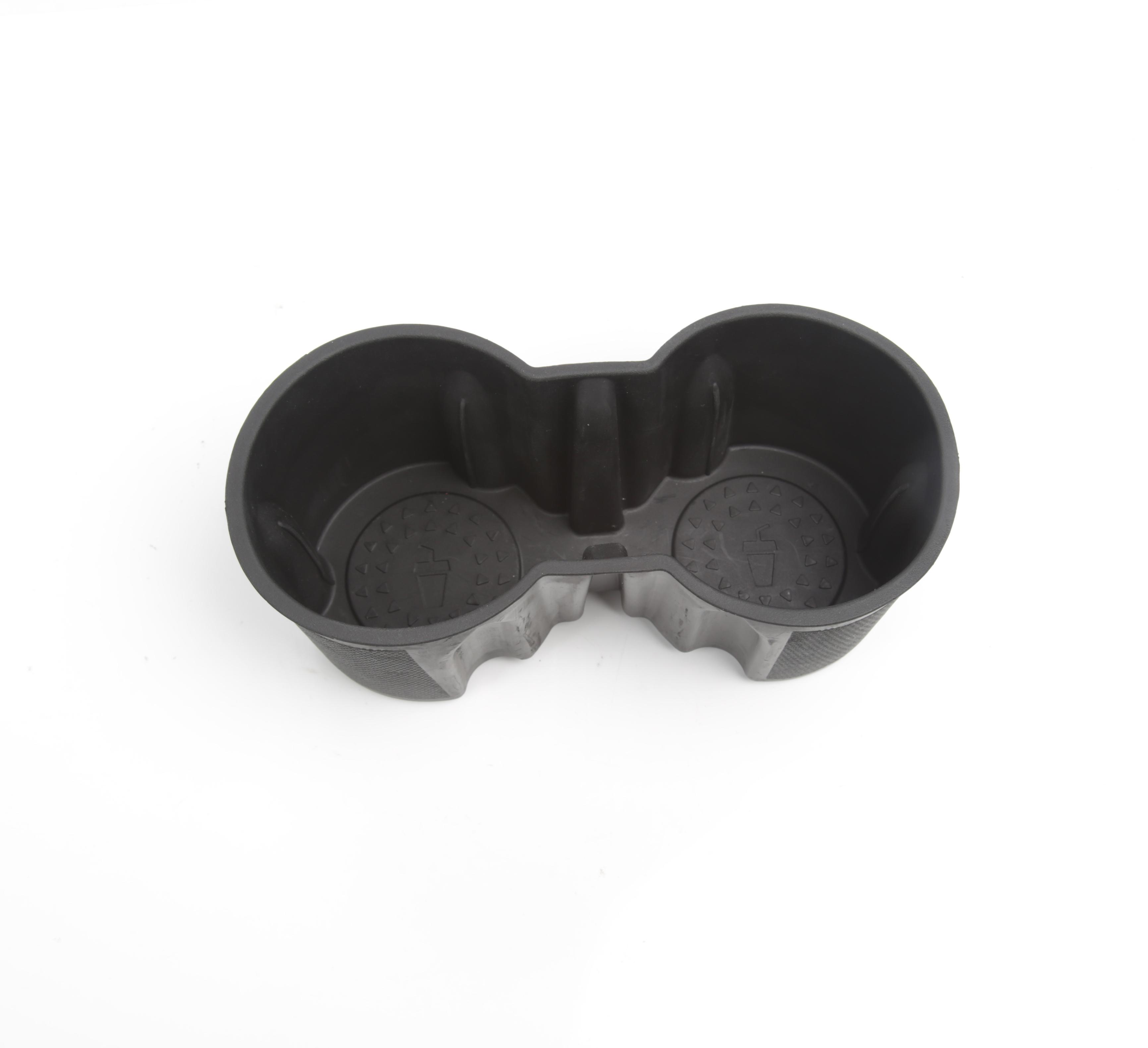 Car Center Console Cup Holder Insert Slot Slip Limit Clip Rubber Kit for Tesla Model 3 Model Y Center Console Cup Pads Cup holder Insert
