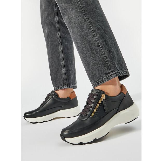 Clarks Кроссовки Tivoli Zip 26176648 Черный