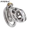 Sex Toy Small Mamba Male Chastity Device Metal Cock Cage with Anti-Fall Off Penile Bondage Stealth Penis Rings for Men Chastity