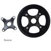 Fahrräder Gangadapter 42Z Fahrrad Kettenblatt Antriebe Kettenblattadapter Aluminiumlegierung Kettenblätter Spinnenadapter Motor