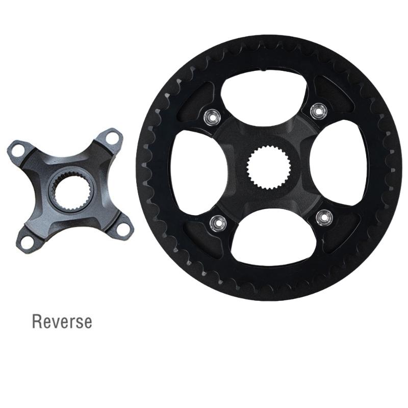 Bicycles Gear Adapter 42T Bike Chainring Drives Chainring Adapter Aluminum Alloy Chain Rings Spiders Adapter Motor