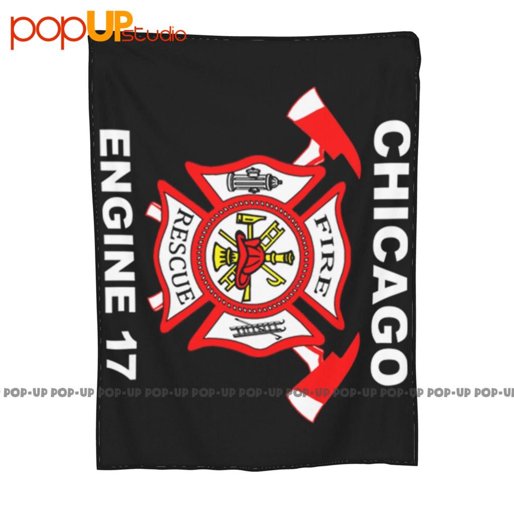 Chicago Firefighter Fire Department Ultra-Soft Blanket Quilt Winter Sofa Cover Bed Covers