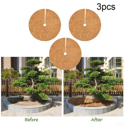 Tapis de cocotier, fournitures de jardin, pour cultiver des anneaux de paillis sains