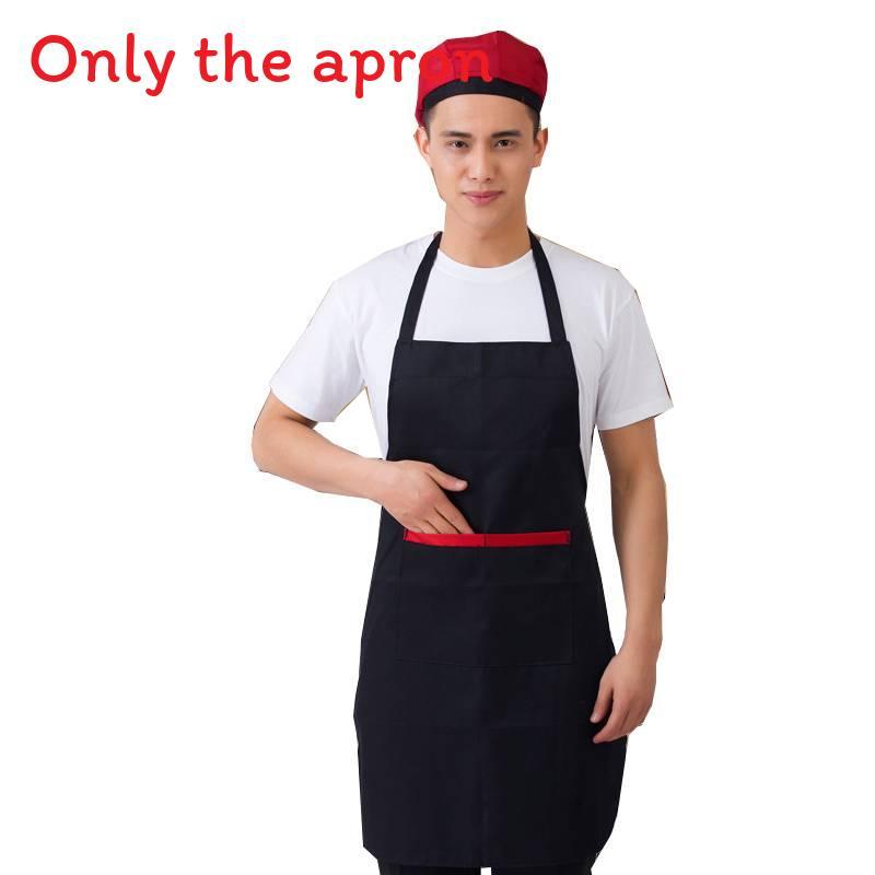 Striped And Peppers Print Sleeveless Apron For Restaurant Chefs And Waitstaff