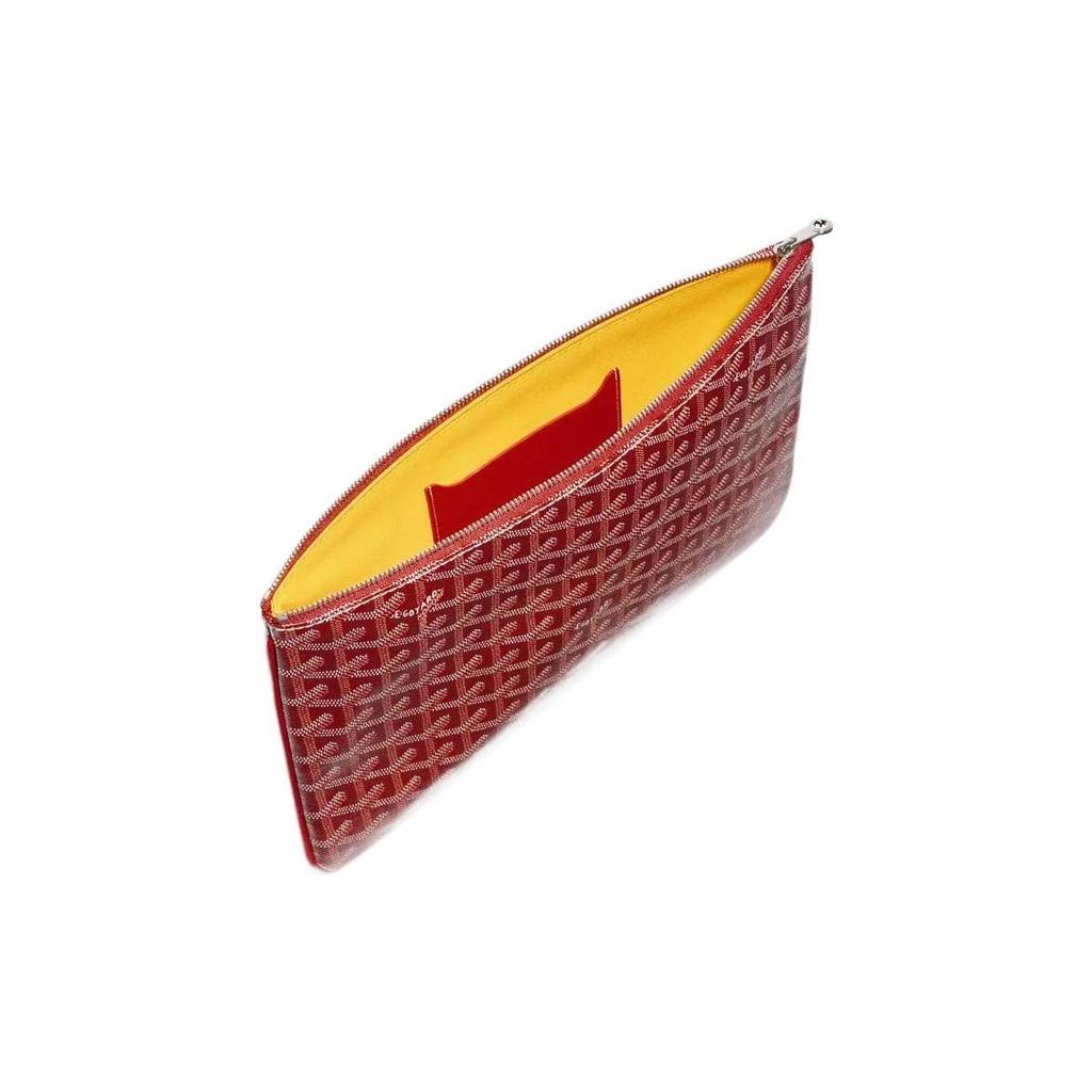 Goyard Senat Y Monogram Full Print Zipper Cosmetic Bag Unisex Cosmetic Bag Black Blue Green SENAT2MMLTY