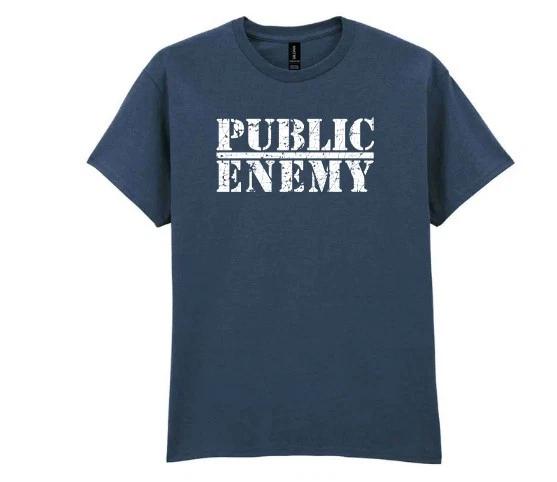 Public Enemy Blue Dusk TShirt I cotton I HipHop music festival Tee gift L