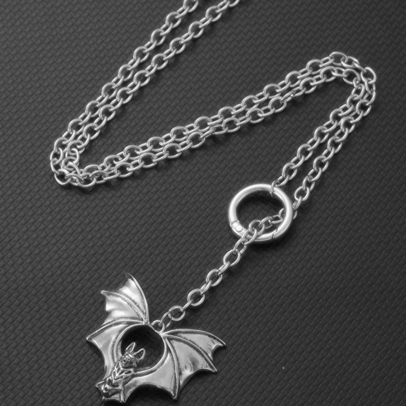 1PC Punk Stud Necklace, Gothic Jewelry, Exaggeration, Hippie, Y2k, Nightclub, O-ring, Design Sense,Choker for Women Man