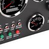 Boat Instrument Panel Tachometer Fuel Level Water Temperature Oil Pressure Meter Voltmeter 5 Dash Gauge Set Boat Gauge Panel