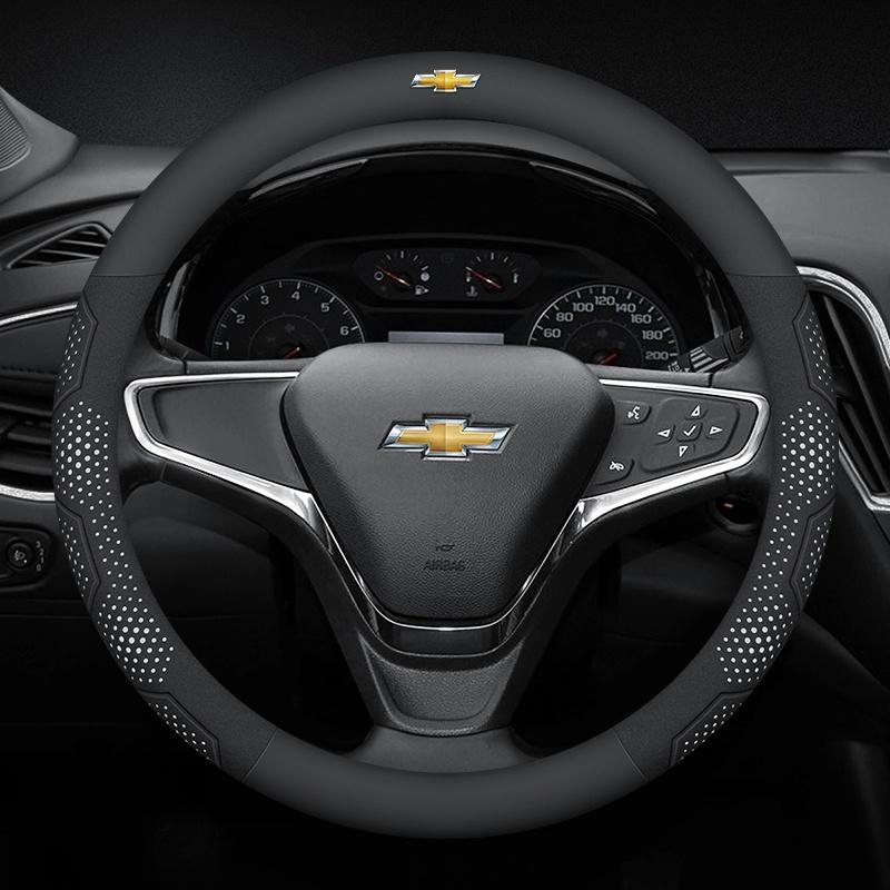 Car Steering Wheel Cover For Chevrolet Aveo Bolt Cavalier Cruze Onix Orlando Silverado Spark Tahoe Suburban Lacetti Tracker
