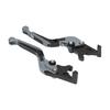Pair Motorcycle Brake Clutch Levers Extendable Replacement for YAMAHA XMAX 250 XMAX300 XMAX400Gray