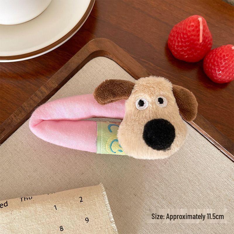 

Cartoon Puppy Hair Clip for Women & Kids, Large BB Clip for Forehead, Bangs & Flyaway Hair