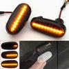 For Alfa Romeo Mito 955 147 GT 937 Fiat Bravo 2 Dynamic LED Side Marker Lights Arrow Turn Signal Flashing Blinker Lamp 2PcsTurn Signal 2