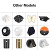 17 Models Remote Control Wall Light Touch Night Light 360 Degree Rotation Bedroom Bedside Light RGB Color Change Dimmable