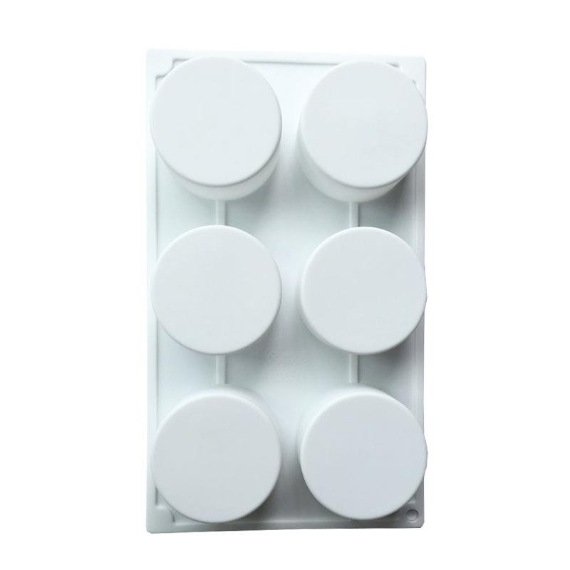 Cylindrical Cake Silicone Mold for Baking and Chocolate Desserts