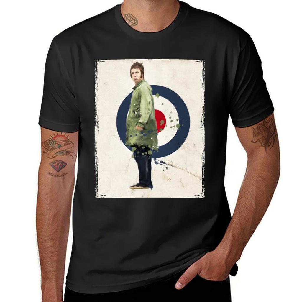 Liam gallagher klassische Kunst T-Shirt Sweat neue Ausgabe Herren Grafik-T-Shirts Anime