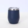Hot-Selling 12oz Straight Cup Stainless Steel Double Wall Vacuum Insulated Wine Tumbler Straw Travel Office Use Modern