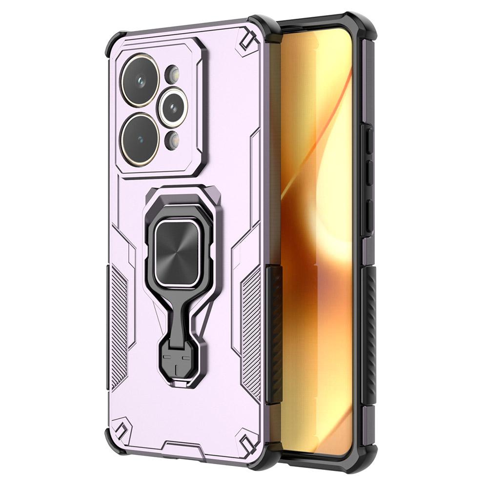 For Realme 15 Pro 5G Case Rotatable Ring Kickstand PC+TPU Shockproof Phone Cover