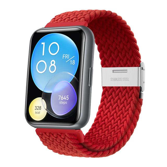 Nylon Band for HUAWEI Watch Fit 2 Strap Watchband Accessories Braided Solo Loop Correa Bracelet for HUAWEI Watch Fit2 New Band