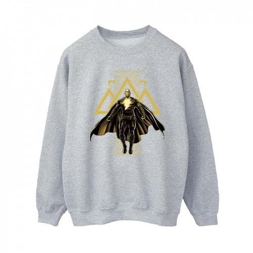 DC Comics Womens/Ladies Black Adam Rising Golden Symbols Sweatshirt