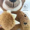 25CM Cuddly Sloth Plush Toy Big Eyes Soft Comfort Throw Pillow Grey Brown Koala Doll for Friends Christmas Birthday Gift