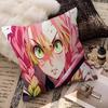 Demon Slayer Kimetsu Kanroji Mitsuri Maple Design Cushion Cover Happy Autumn Harvest decor Holiday Decorati Pillow Cover