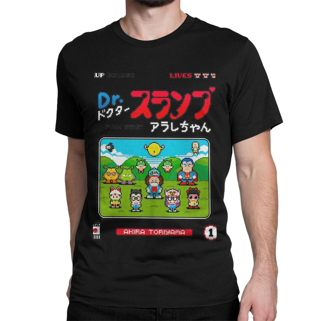 Arale Anime Cute for Men Women T Shirts Dr Slump Vintage Tee Shirt Short Sleeve Crewneck T-Shirt 100% Cotton Classic Tops