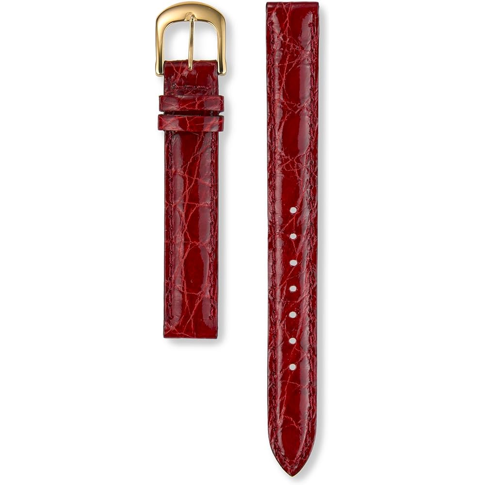 Seiko Watch NOIE Side Crocodile Strap Burgundy 12mm Band Women s Wristwatch