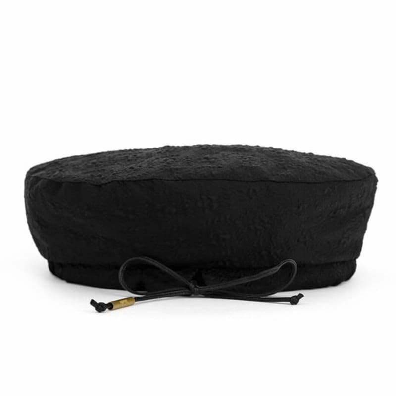 UNDERCONTROL STUDIO PLATE BERET / STRAP / FLOWER BUBBLE / Black