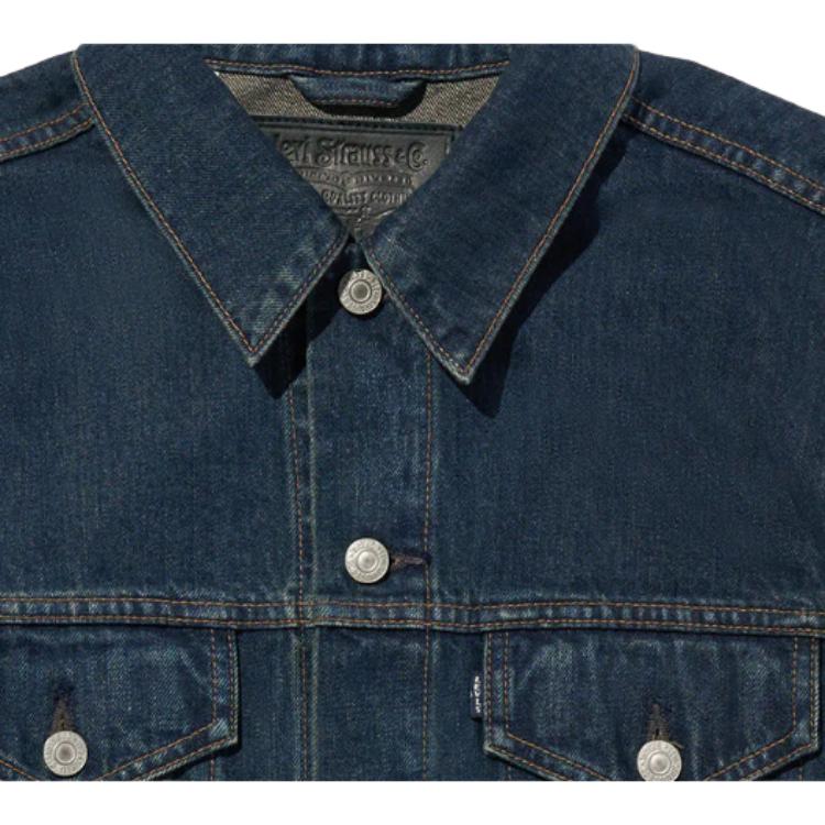 Levis Bluetab™ Series FW25 Multi-Pocket Design Truck Driver Simple Denim Jacket Men jackets A5883-0005