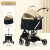 Lightweight Pet Stroller: Foldable, Detachable for Small Dogs & Cats - Ideal for Outdoor Use