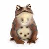 1Pcs Hand Painted Amphibious Animal Figurine Educational Realistic Toad Frog Figure Rubber Animal Model Toy For Kids