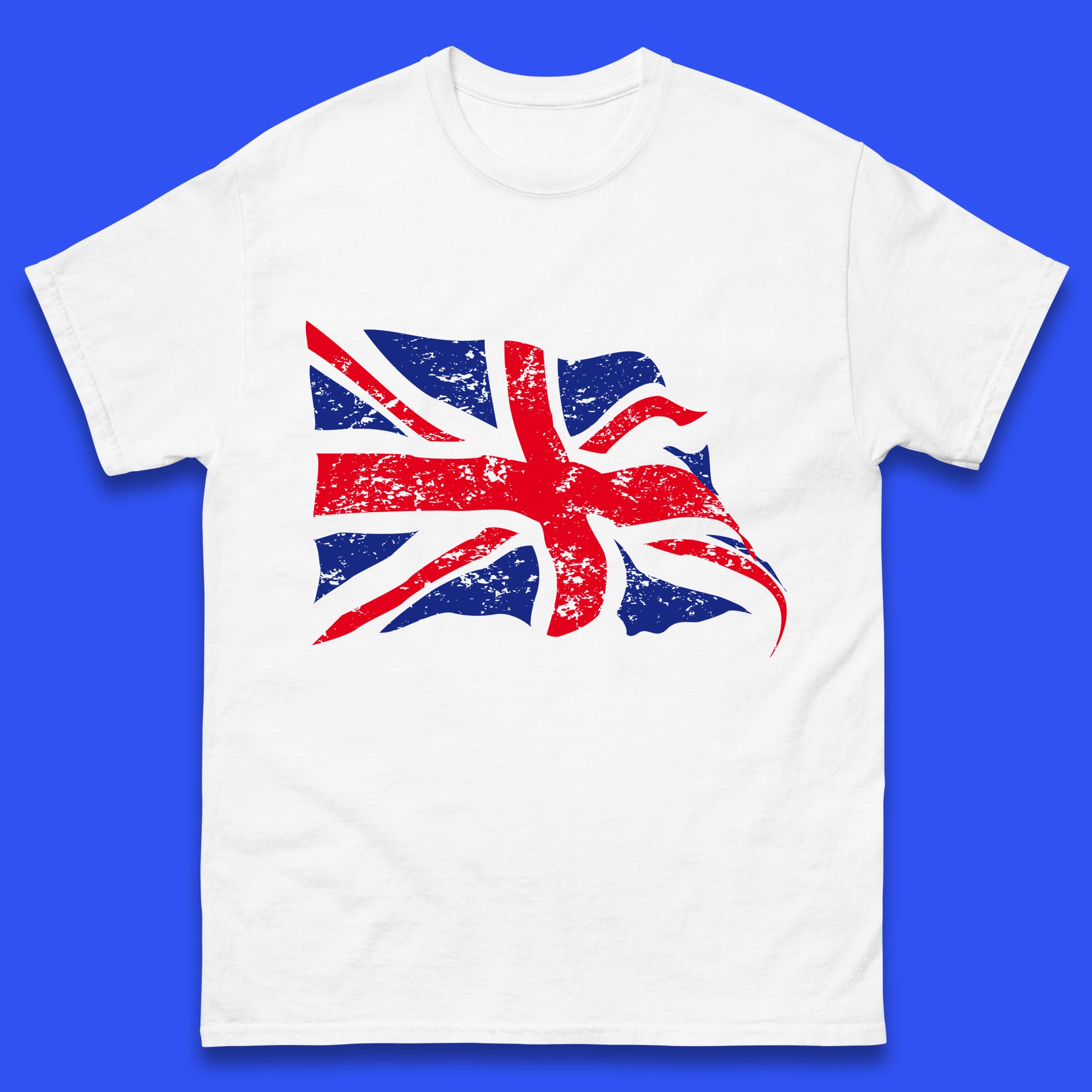 UK Flag Britain England Union Jack United Kingdom British Flag Patriotism Mens Tee Top S