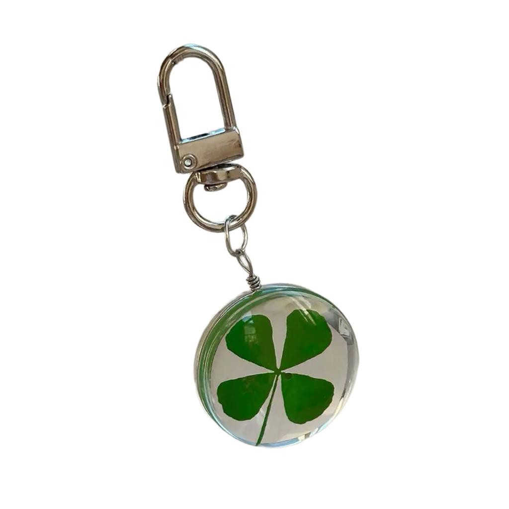 Lucky Charm fyrklöver hänge Modern fyrklöver Handgjord hänge för Statement modebitar