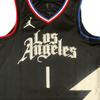 Jordan Los Angeles Clippers Series Comfortable Casual Versatile Basketball Jersey Unisex Jersey Black DO9562-010