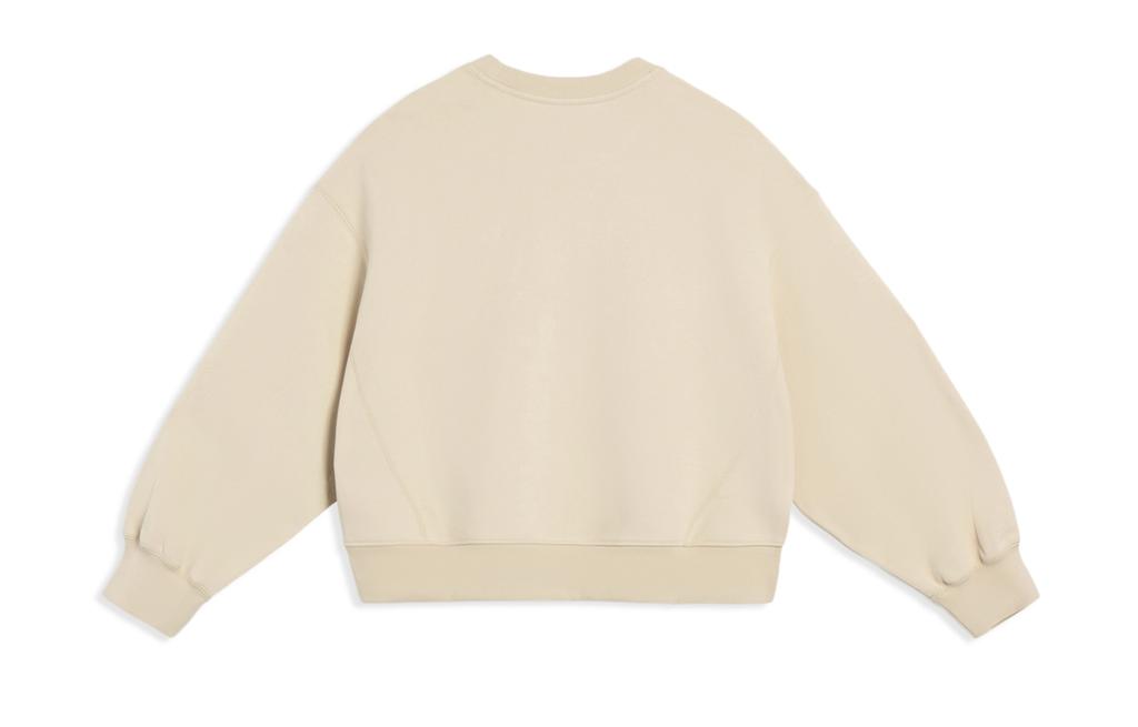 Li Ning Sweatshirt Women's Light Milk Umber AWDT266-2