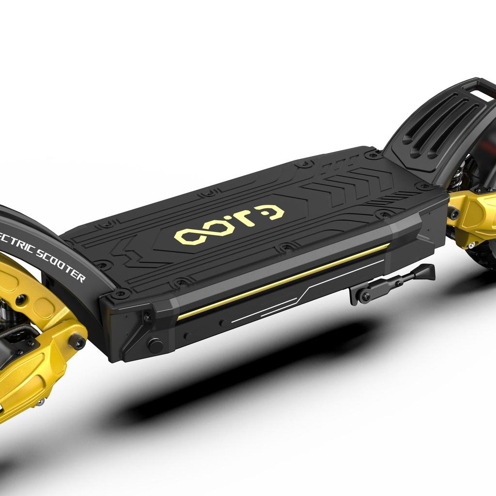 Electric Scooter Foldable OOTD 10" 1200Wx2 Dual Motor 23.4AH Max Range 60Km Load 120Kg Black S30