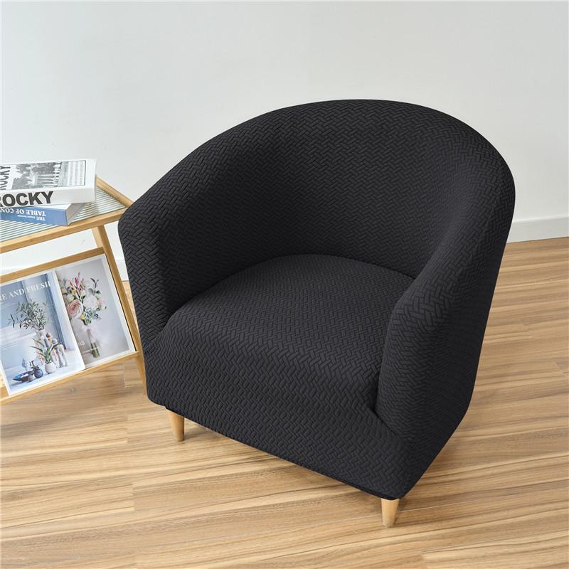 

1PC Jacquard Club Sofa Cover Elastic Single Spandex Armchair Cover All-inclusive Relax Stretch Tub Chair Covers Bar Home Hotel 1pc