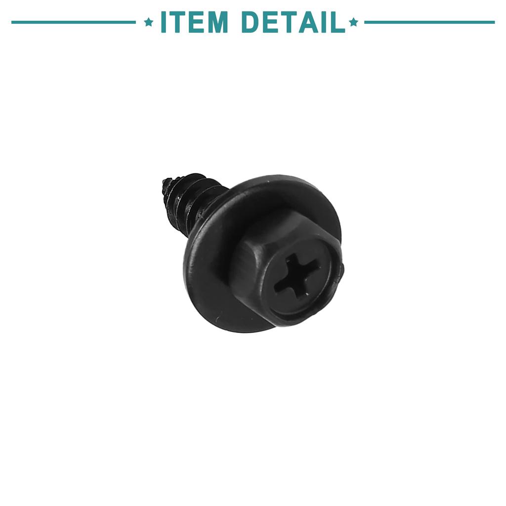 ACROPIX Screw Bolts Retainer Fender Liner Undercover Screws for Toyota Compatible with Prius Metal 30pcs Black