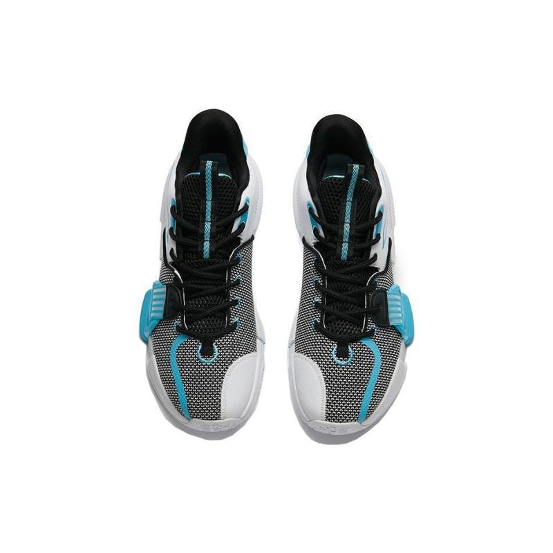 Anta Qingkuang TD Wear-Resistant Low-Top Performance Basketball Shoes Men's Black Blue White Sneakers 112221618-1