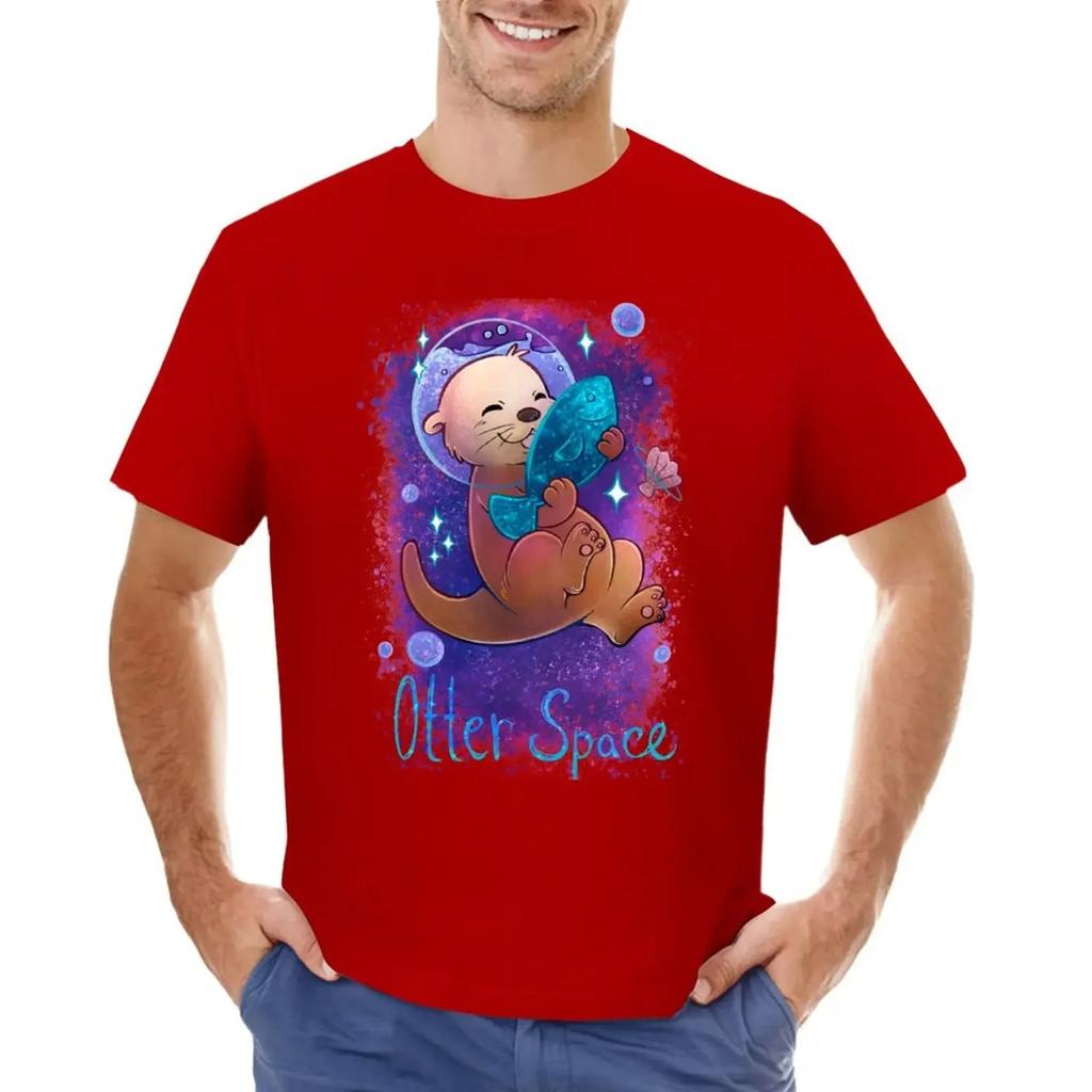 Kawaii Otter Space T-shirt shirts graphic tees graphics t shirts for men