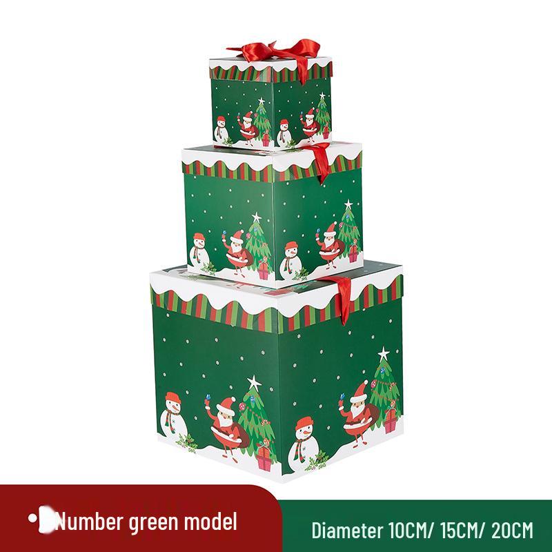 Sada dárkových krabic Vánoční stromek: Stojan na ozdoby a slavnostní balení