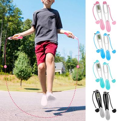 Cordless Jump Rope Digital Counting Non-slip Handle Adjustable Comfortable Grip 360-Degree Rotatable Electronic Counting Skipping Rope Jump Rope