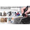 Digital Soldering Iron 80W With On/Off Switch Adjustable Temperature Lcd Welding Tools Ceramic Heater Soldering Tips