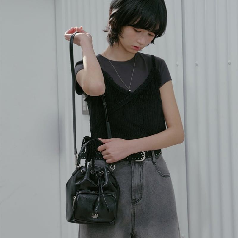 Glossy Pocket Bucket Bag As7ab201