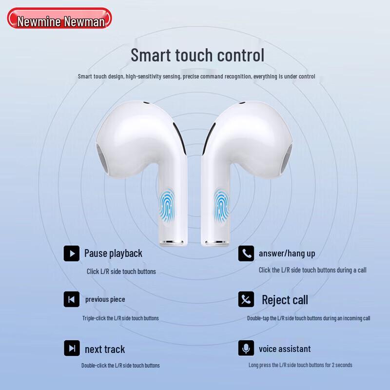 NIUMAN T4S Wireless Bluetooth In-Ear Earbuds