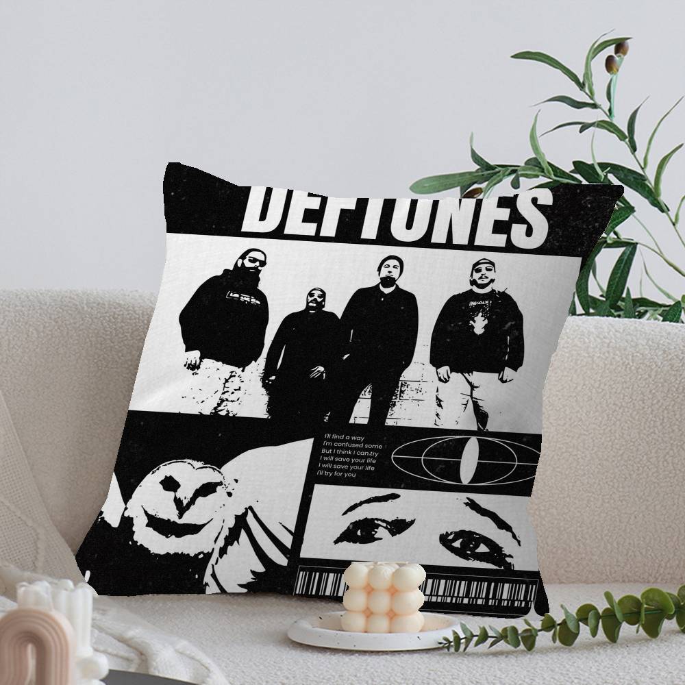 DDeftones Office Cushion Pillowcase Car Cushion CoverXCM Lumbar Pillowcase Sofa Pillowcover