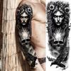 1 Sheet Full Arm Robber Gangster Temporary Tattoos For Men Women Waterproof  Tatoo Sleeve Realistic Bad Guy Fake Tattoos Sticker