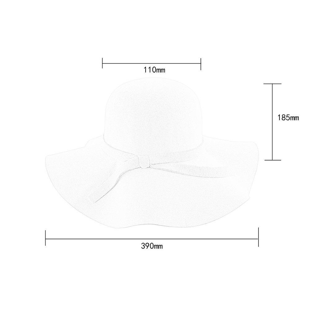 Buy Women Vintage Wide Brim Bowler Hat 