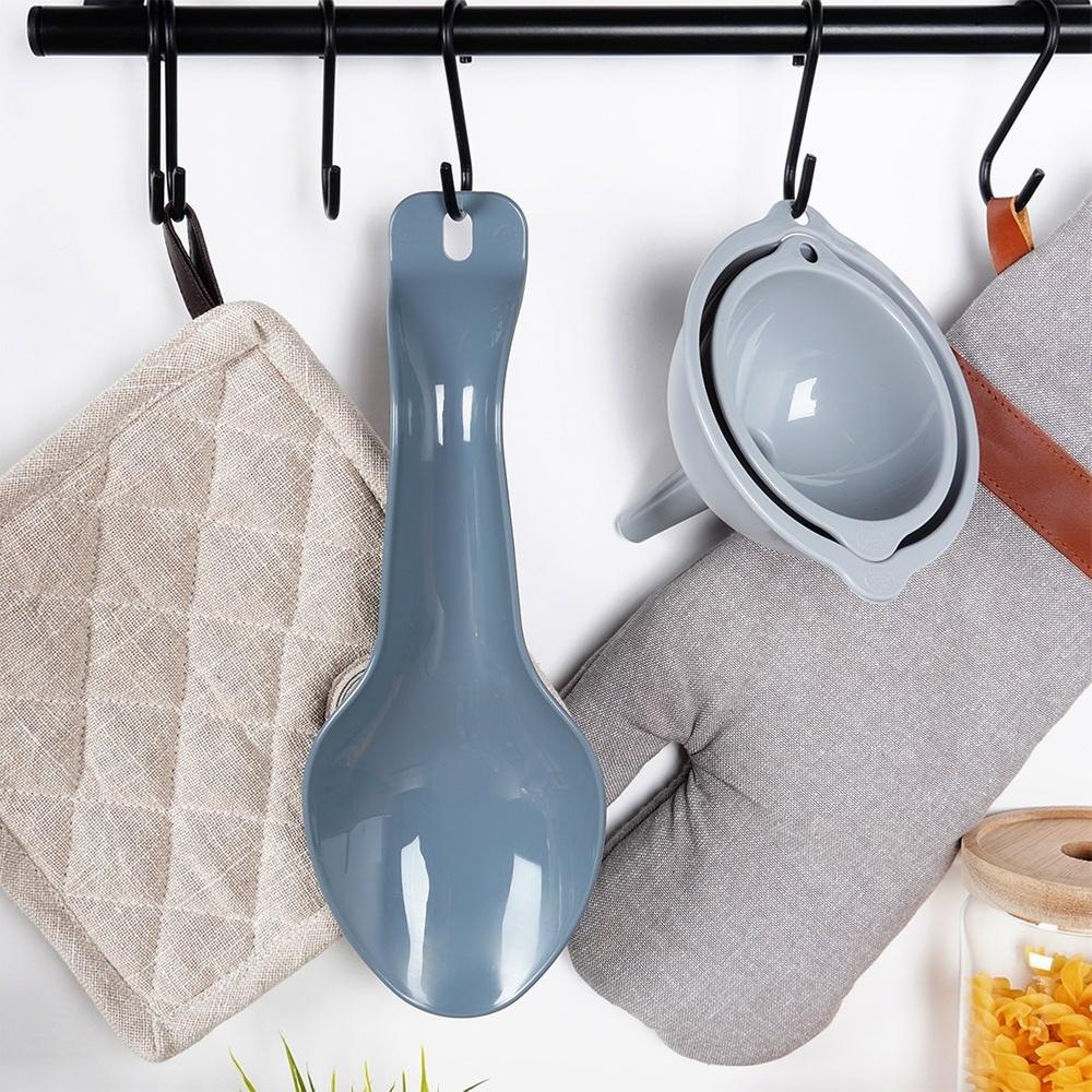 Gray ladle and spoon stand