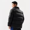 Li-Ning Water-Resistant Solid Color Stand Collar Zipper Comfortable Casual Versatile Short Winter Down Jacket Men Jackets Black AYMV769-1